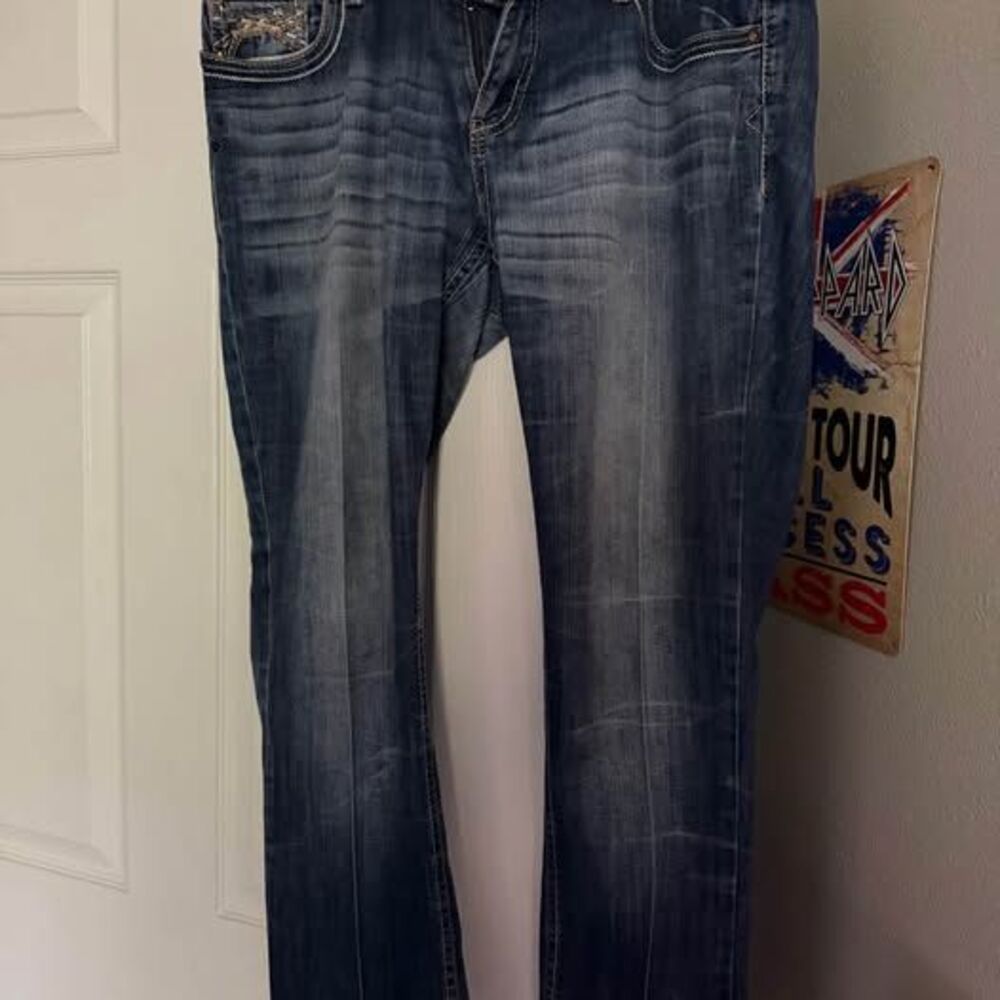 Ariya Jeans Embellished Flare - Size 13/14 Women's Ariya Jeans Y2K embroidered